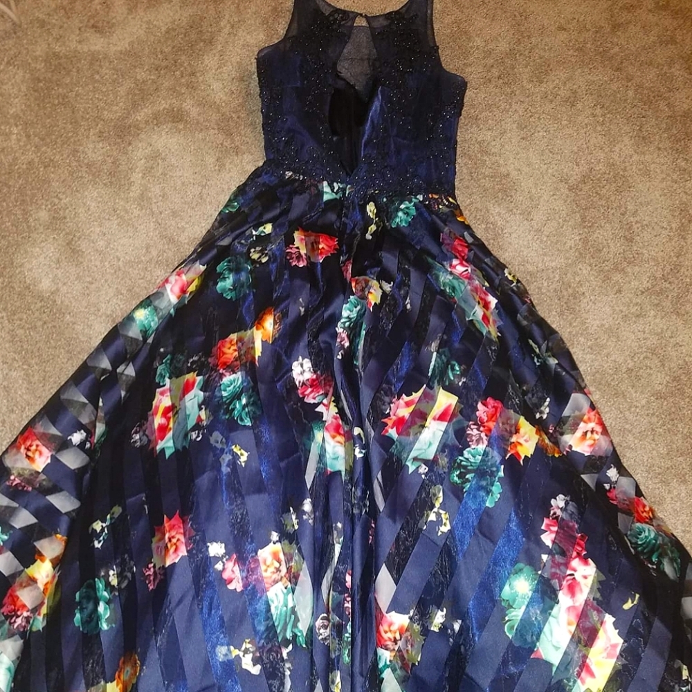 Blue Ball Gown